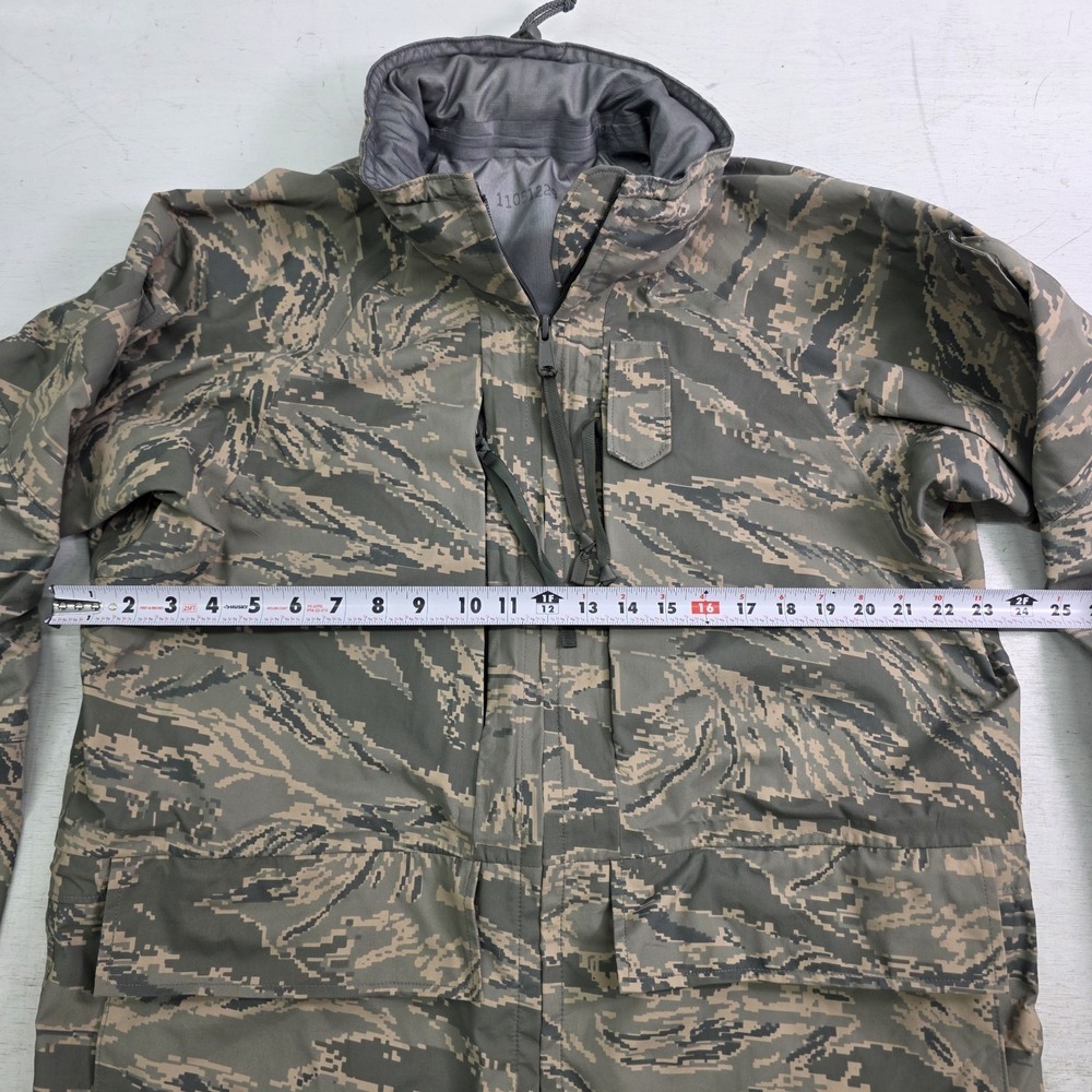 USAF Air Force Digital Camo Jacket Regular Parka All Purpose Gortex Military Med - Picture 9 of 10